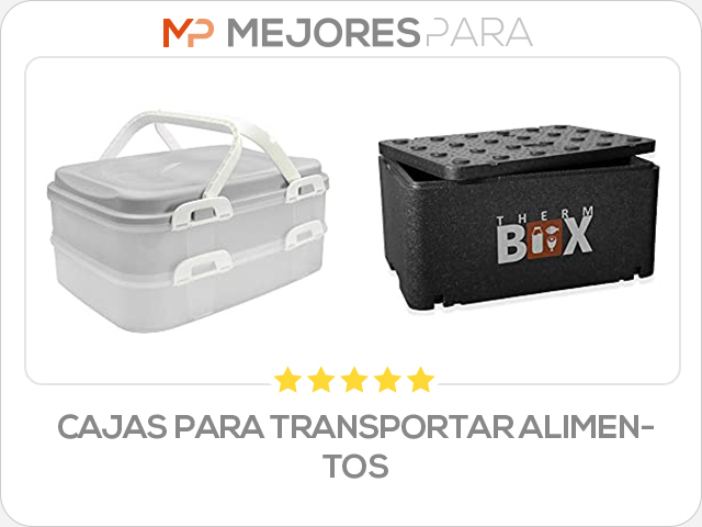 cajas para transportar alimentos