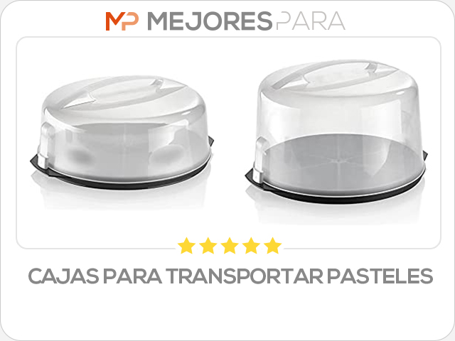 cajas para transportar pasteles