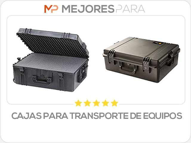 cajas para transporte de equipos