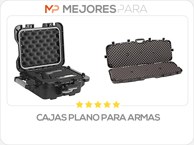 cajas plano para armas