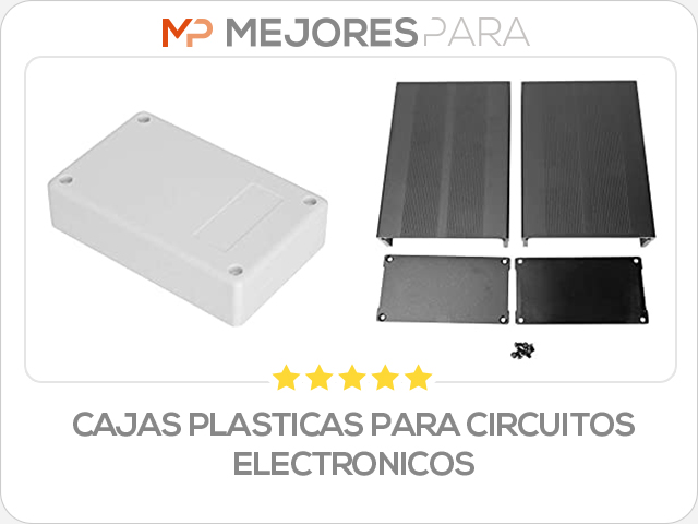 cajas plasticas para circuitos electronicos