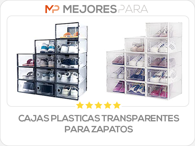 cajas plasticas transparentes para zapatos