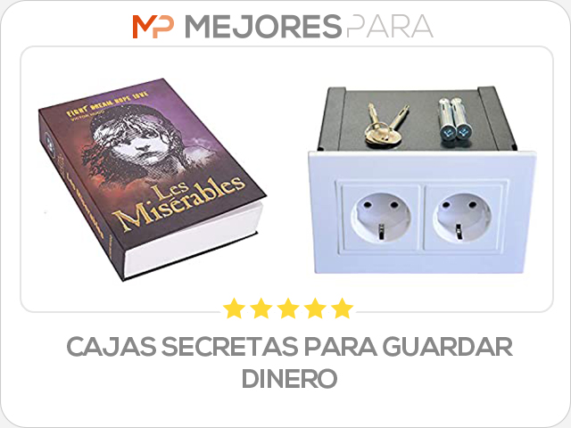 cajas secretas para guardar dinero