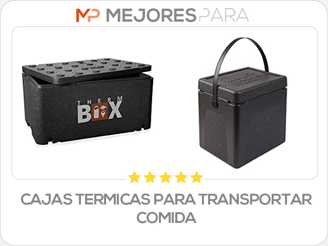 cajas termicas para transportar comida