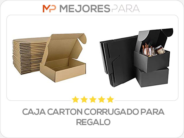 caja carton corrugado para regalo