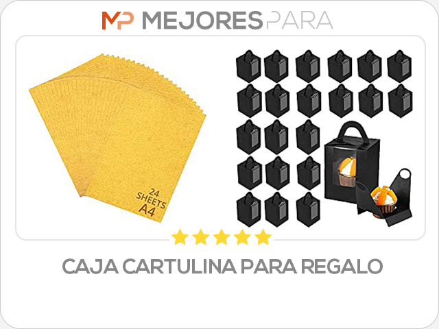 caja cartulina para regalo