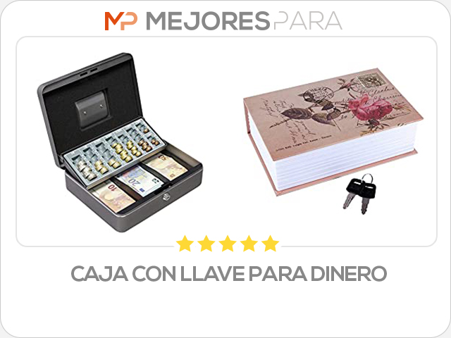 caja con llave para dinero