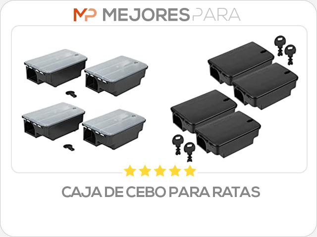 caja de cebo para ratas