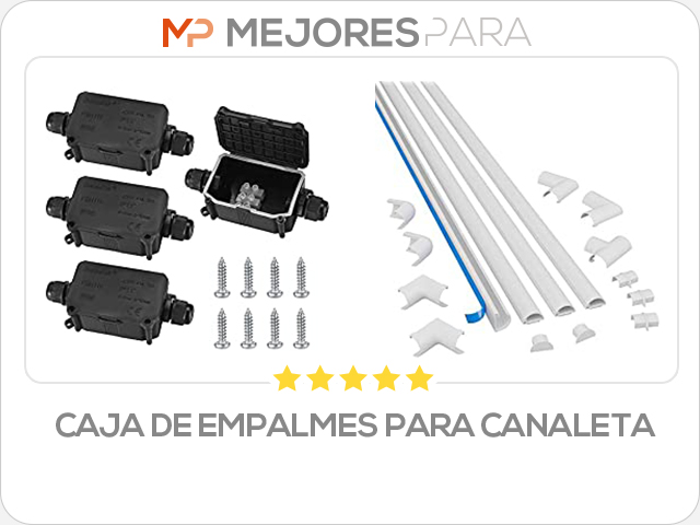 caja de empalmes para canaleta