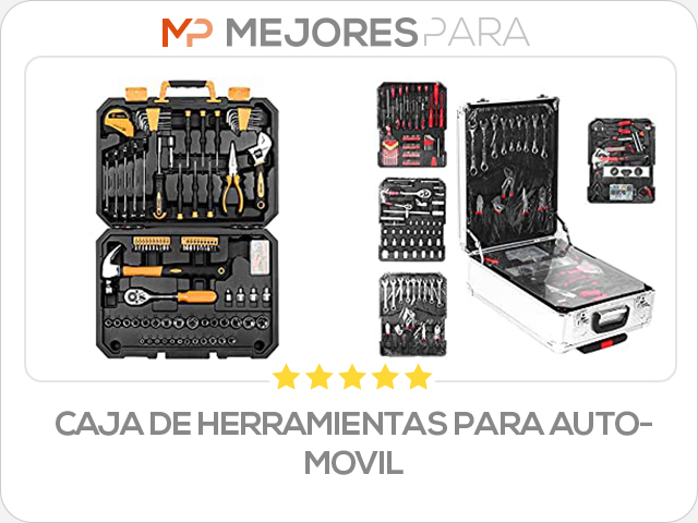 caja de herramientas para automovil