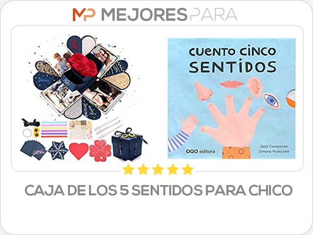 caja de los 5 sentidos para chico