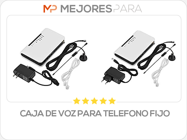 caja de voz para telefono fijo