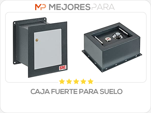 caja fuerte para suelo