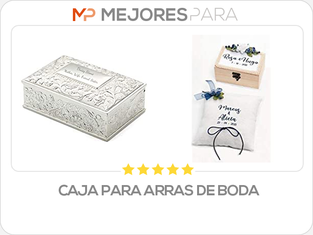 caja para arras de boda