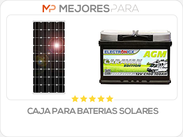 caja para baterias solares