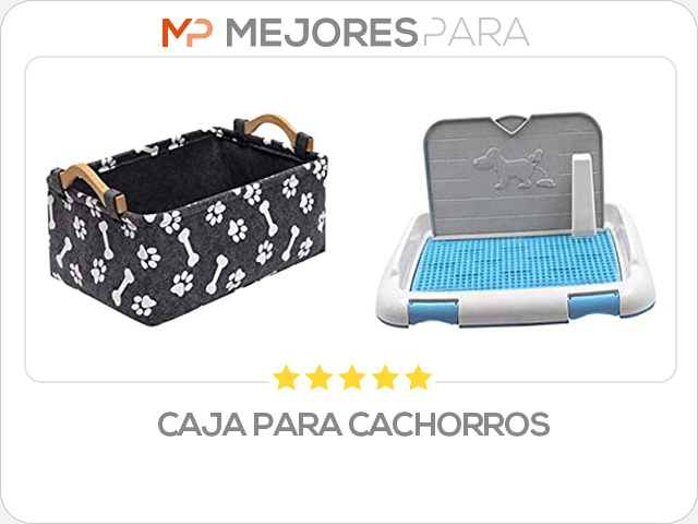 caja para cachorros