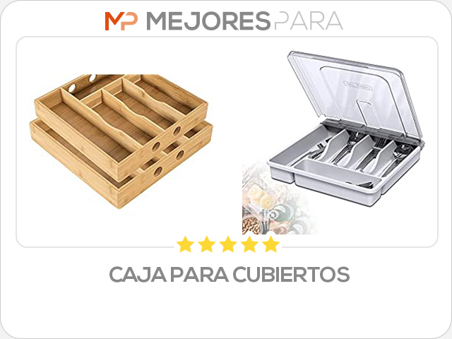 caja para cubiertos