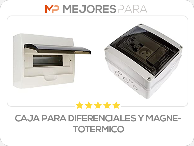 caja para diferenciales y magnetotermico