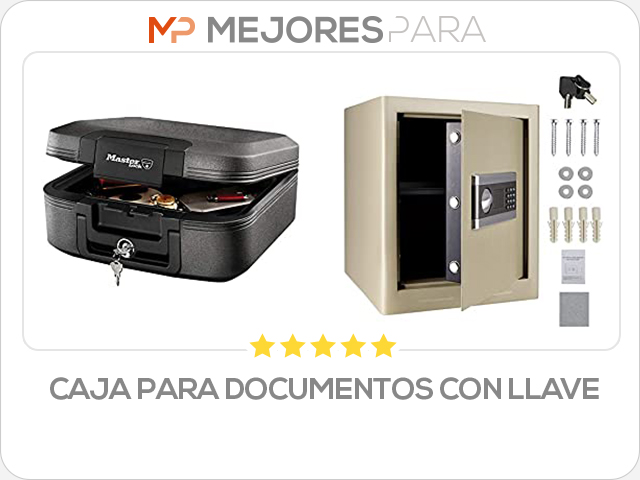 caja para documentos con llave