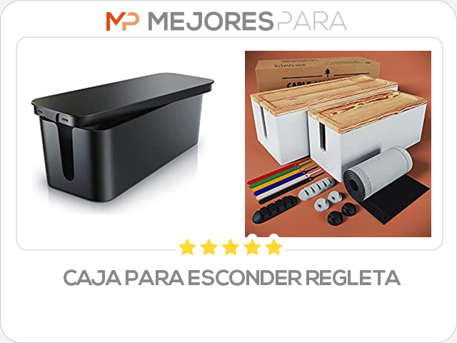 caja para esconder regleta