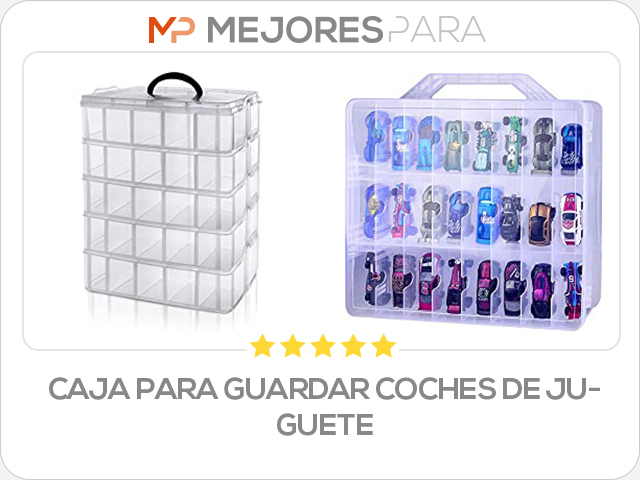 caja para guardar coches de juguete