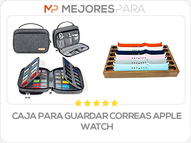 caja para guardar correas apple watch