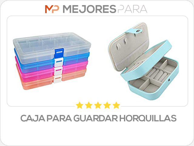 caja para guardar horquillas