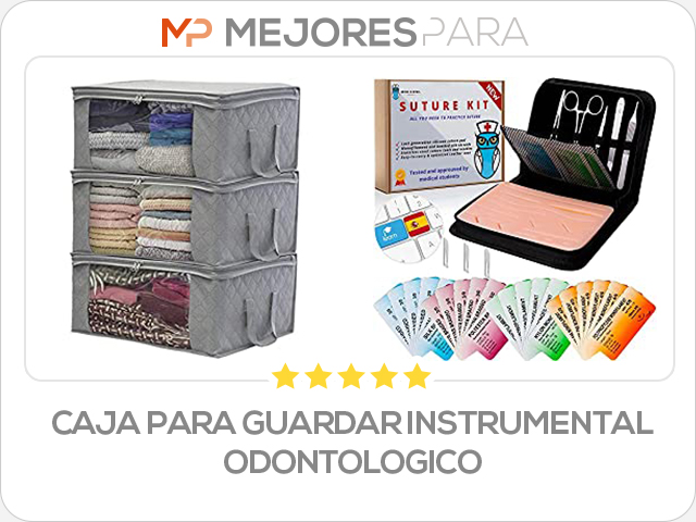 caja para guardar instrumental odontologico