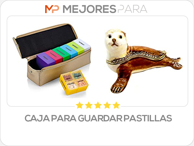 caja para guardar pastillas