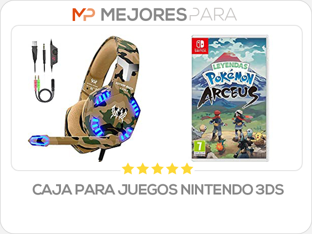 caja para juegos nintendo 3ds