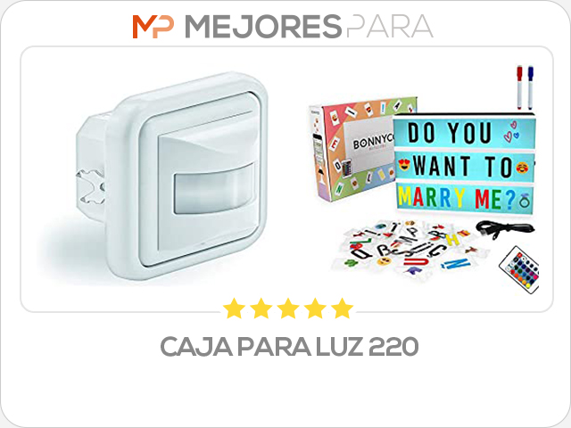 caja para luz 220