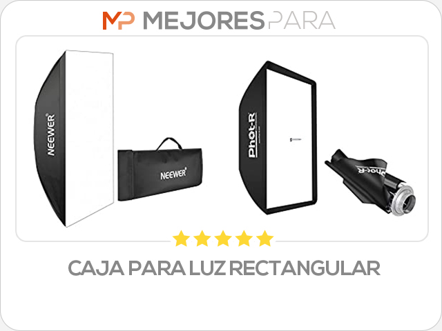 caja para luz rectangular