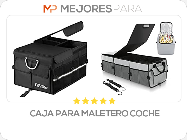 caja para maletero coche