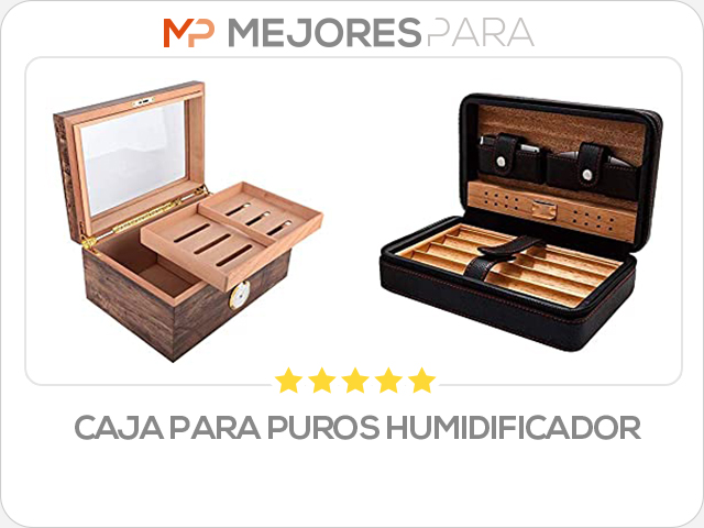 caja para puros humidificador