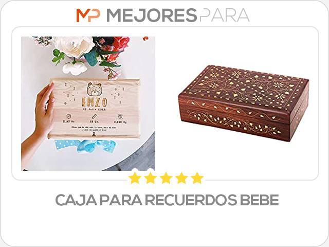 caja para recuerdos bebe