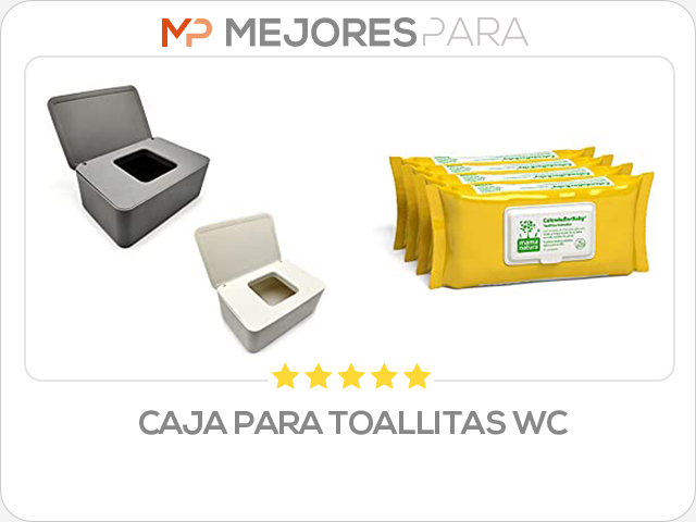 caja para toallitas wc