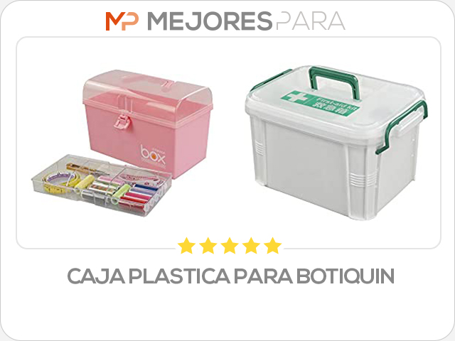 caja plastica para botiquin