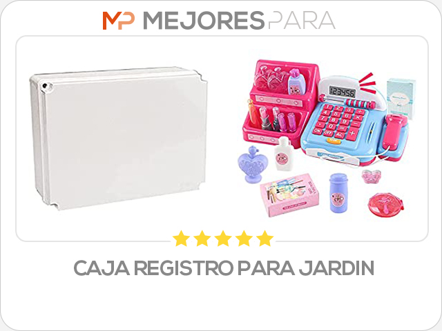 caja registro para jardin