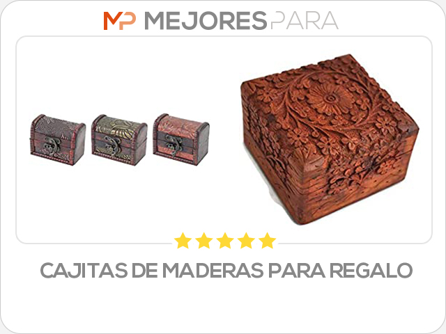 cajitas de maderas para regalo