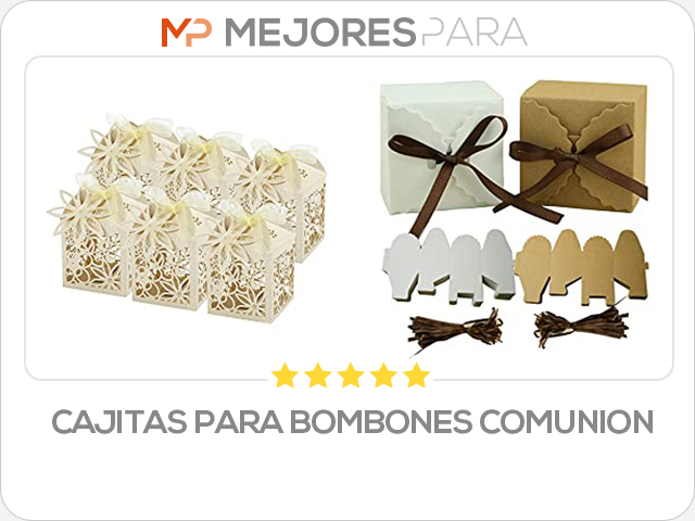 cajitas para bombones comunion