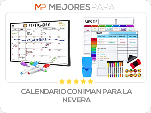 calendario con iman para la nevera