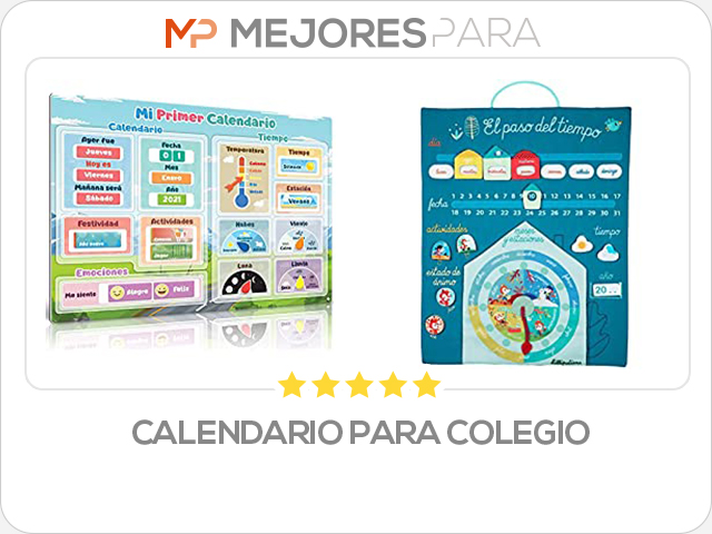 calendario para colegio