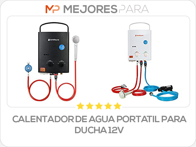 calentador de agua portatil para ducha 12v