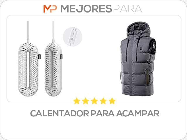 calentador para acampar