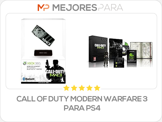 call of duty modern warfare 3 para ps4