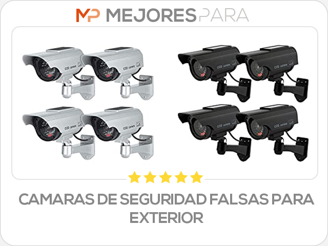 camaras de seguridad falsas para exterior