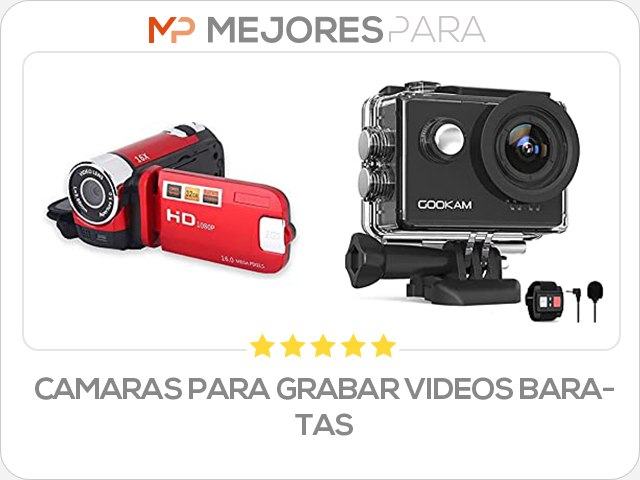 camaras para grabar videos baratas