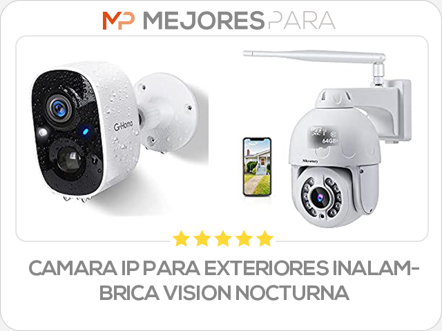 camara ip para exteriores inalambrica vision nocturna