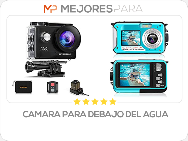 camara para debajo del agua