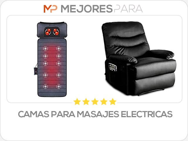 camas para masajes electricas